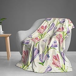 Jbofyee Spring Summer Flowers Throw Blankets All