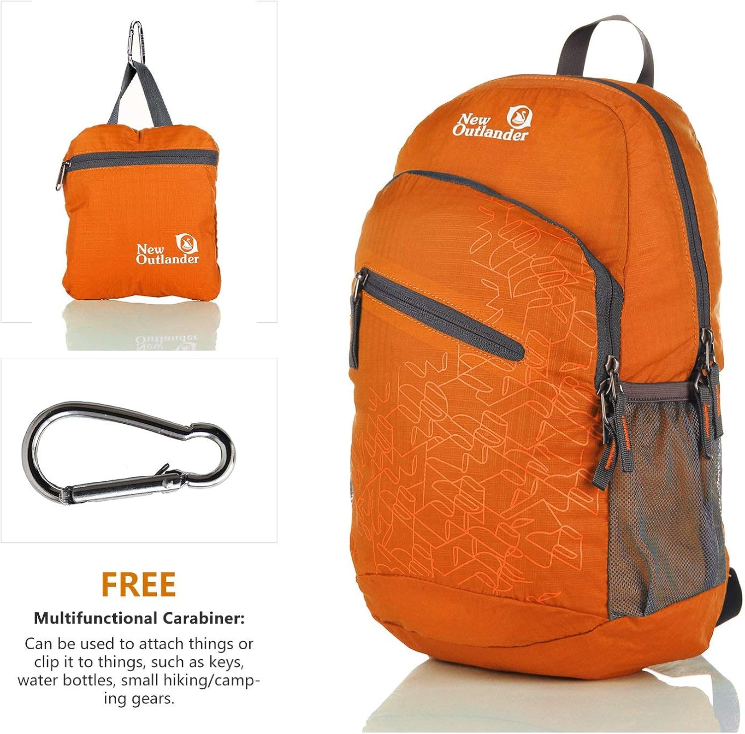 Outlander Ultra Lightweight Packable Water Resistant Travel Hiking Backpack Daypack Handy Foldable Camping Outdoor Backpack : Clothing
