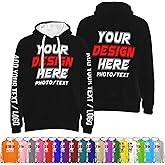 Custom Hoodies For Men Women, Add Your Text Picture Logo Name Photo, Design Your Own Personalized Sweatshirts