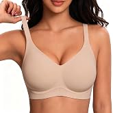 HORISUN Wireless Full Coverage Bras Push Up Comfortable Seamless Jelly Bra | no underwire bralette,support lift,breathable airhole,everyday t-shirt bra,back smothing,invisible lounge bra