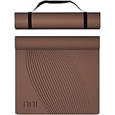 ILILI Yoga Mat, 72x25×0.3 Inch, Non-Slip, TPE Exercise Mat, Tear-Resistant, Fitness Yoga Mat with Carrying Strap, Ideal for Yoga, Pilates, Home Workouts, Stretching & All Fitness Routines