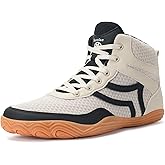 Mens Wrestling Shoes Wide Boxing Shoes Zero Drop Sole