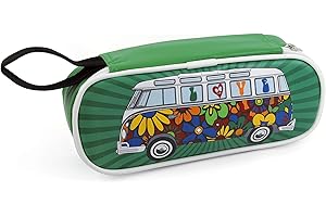BRISA VW Collection - Volkswagen Utensil Pencil Case Stationery Pouch Make-up Holder in T1 Bus Campervan Design