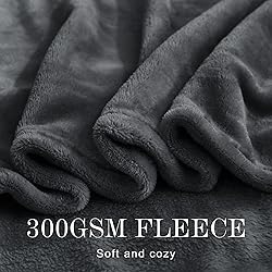 NICETOWN Soft Blanket King Size Fleece Warm Fuzzy