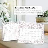 MOKANI Desk Calendar 2026-2027 Small Standing Monthly Planner 8x6 in view 4