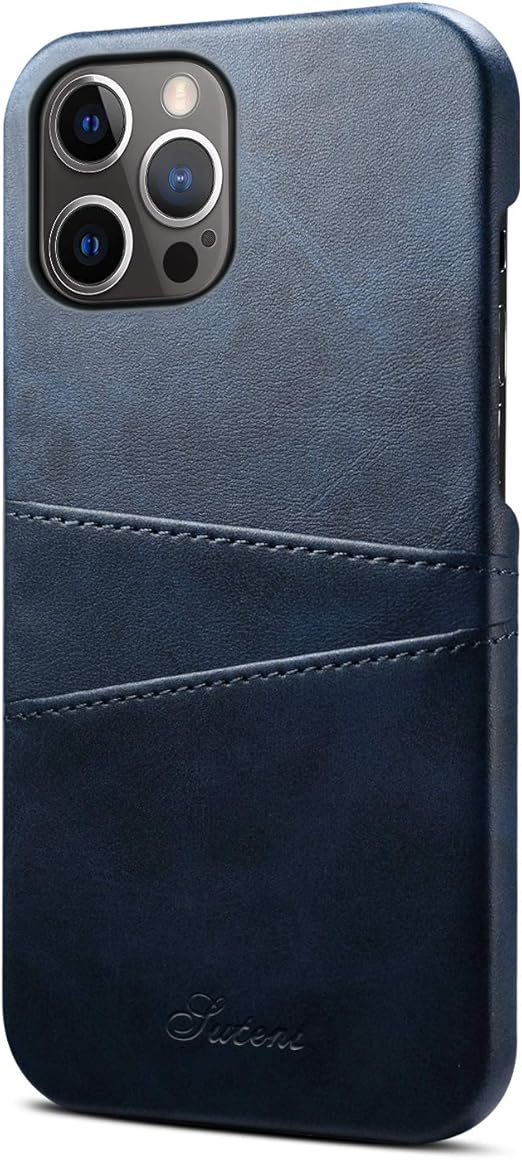 Amazon Com Xrpow Wallet Case For Iphone 12 Pro Max With Credit Card Holder Slim Pu Leather Wallet Card Pocket Back Cover Shockproof Protective Case For Iphone 12 Pro Max 6 7inch Blue