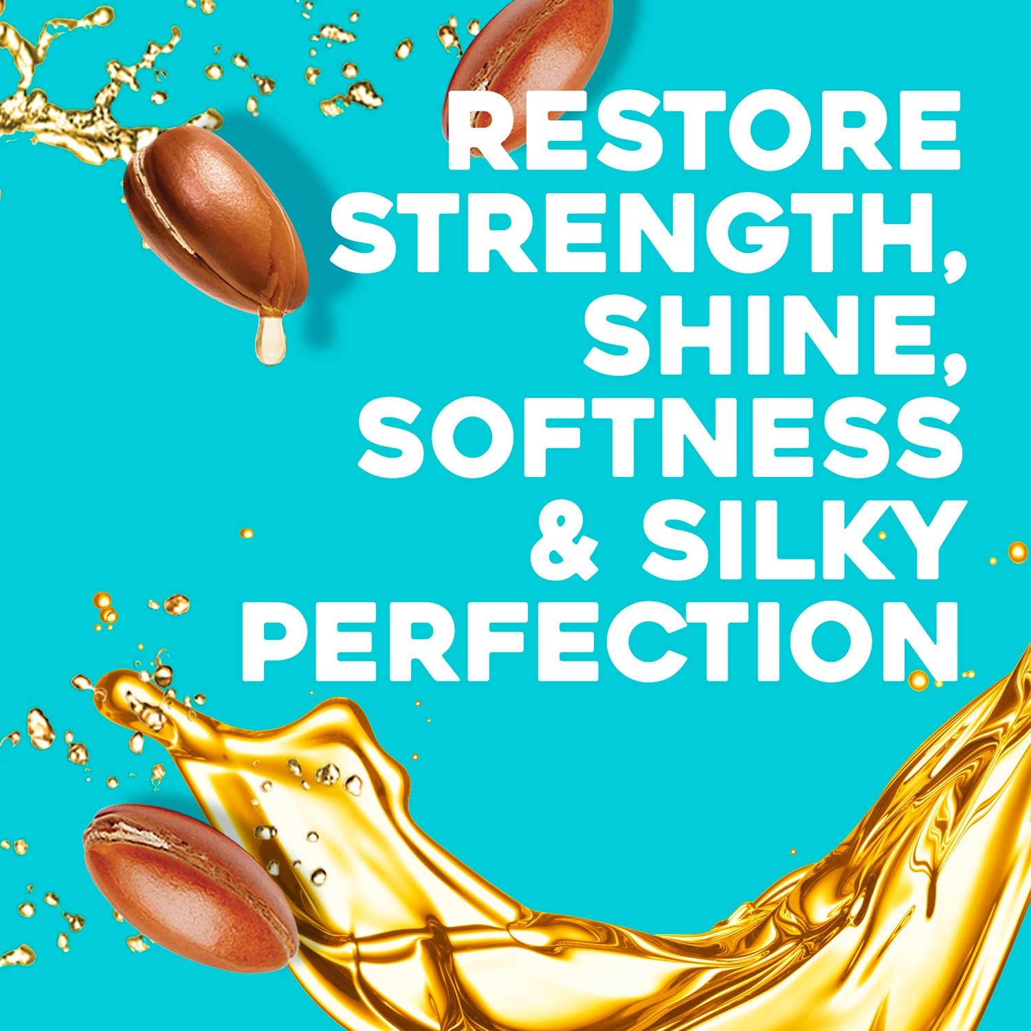 OGX Argan Oil of Morocco Repairing Shampoo, Moisturises, Restores and Strengthens - Image 4