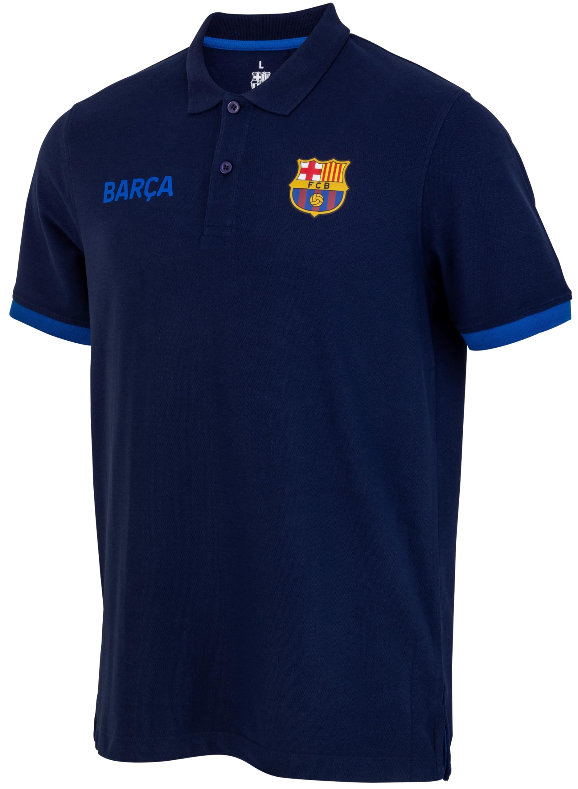 FC Barcelona Official Collection Polo Shirt, Blue, XL