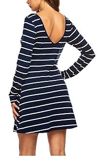 v neck long sleeve t shirt dress