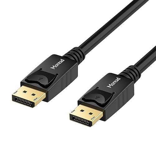 Best budget-friendly DisplayPort cable: Moread Gold-Plated Display Port Cable