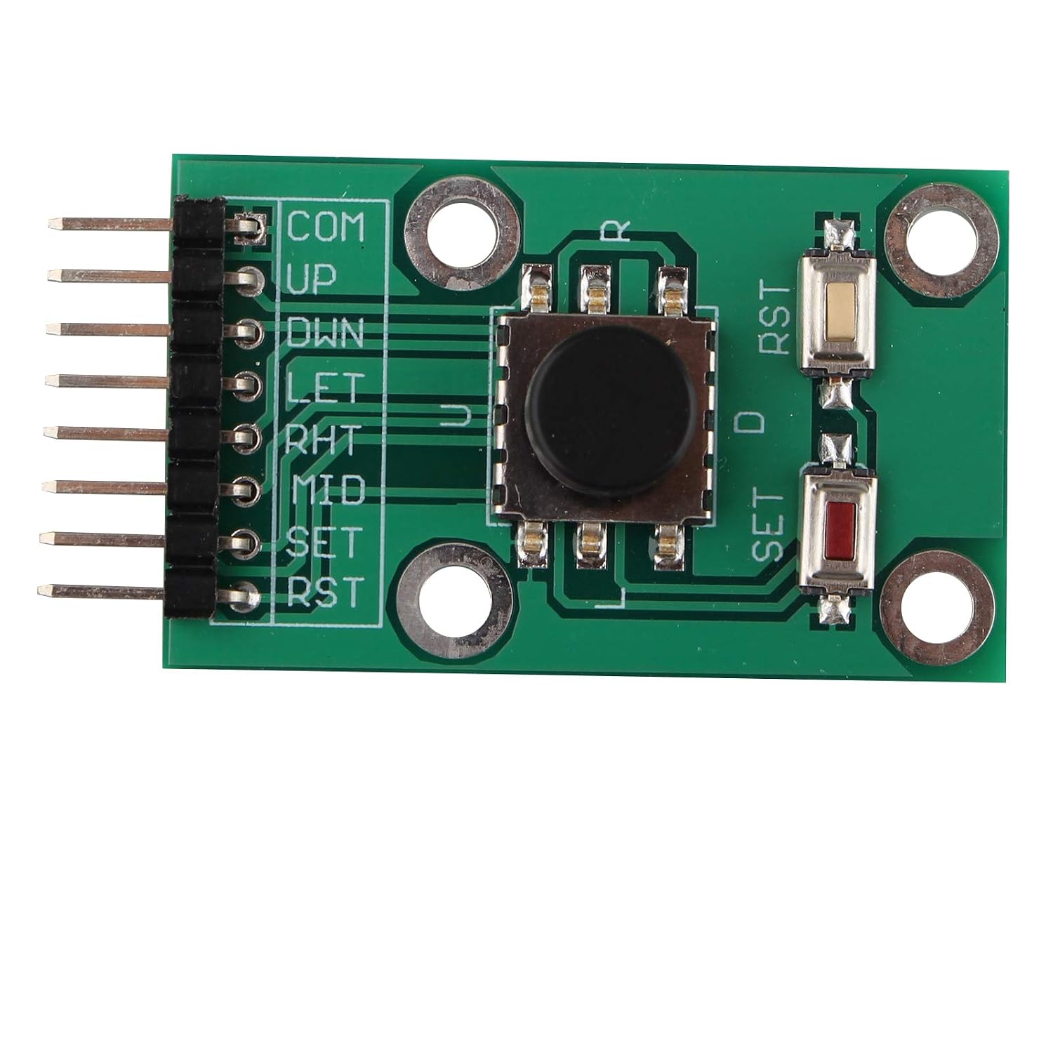 HALJIA 5Pcs Five Direction Navigation Button Module DIY Electronic PCB Board for MCU AVR Game 5D Rocker Joystick Independent Keyboard Switch Button Single Chip Compatible with Arduino Module - Image 4