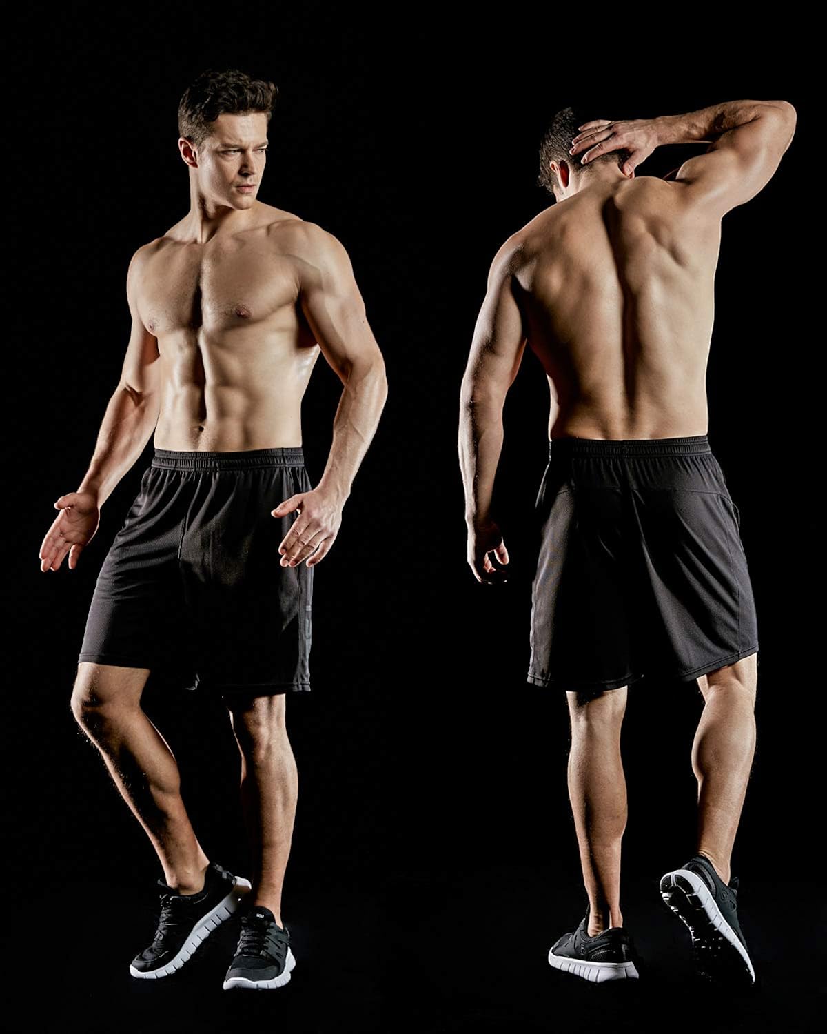 TSLA 1, 2 or 3 Pack Men's Athletic Mesh Shorts, Quick Dry Basketball Running Shorts, Gym Training Workout Shorts with Pockets : Clothing