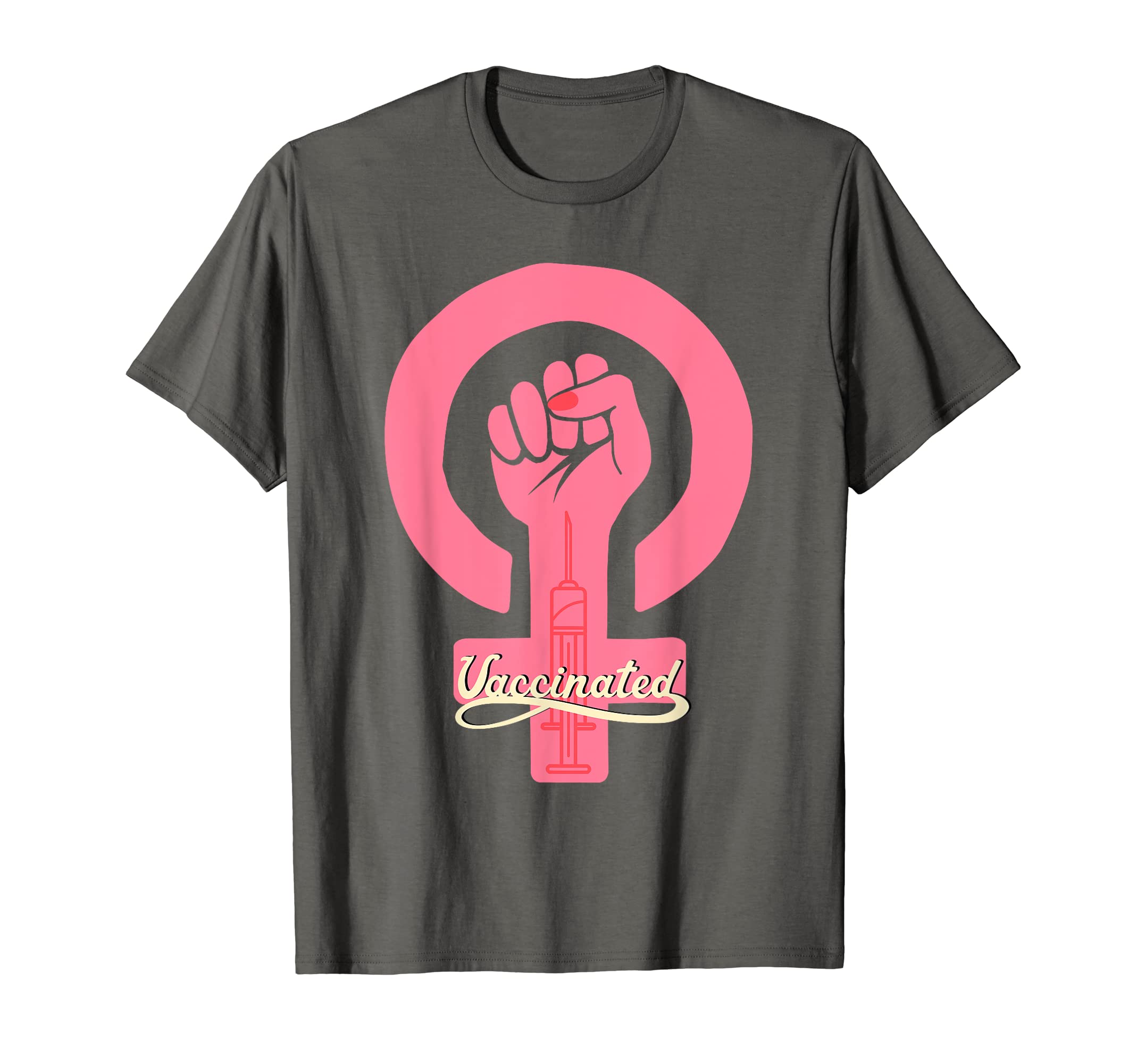 Vaccinated 2021 Strong Women life T-Shirt