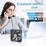 ELUTENG 140mm USB Fan 3 Speed 5V Computer Router DVR Receiver Game Console view 3