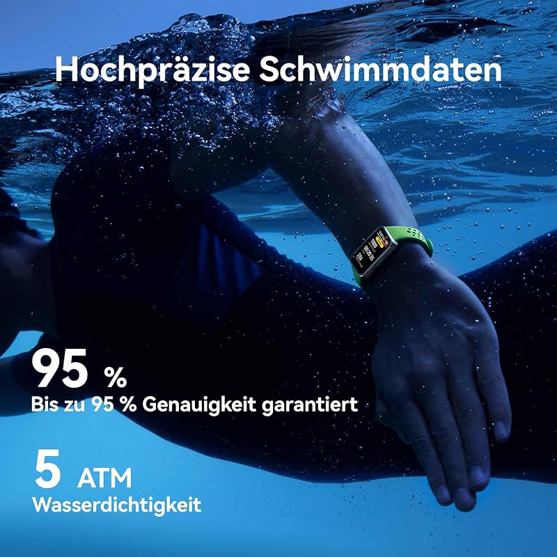 Band 10 Smartwatch, Fitness-Tracker, Schwarz