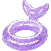 HeySplash Pool Floats Kids, Inflatable Swimming Rings | Swim Tube Floaties, Summer Water Fun Beach Party Swimming Pool Toys for Kids Adults Water Activities