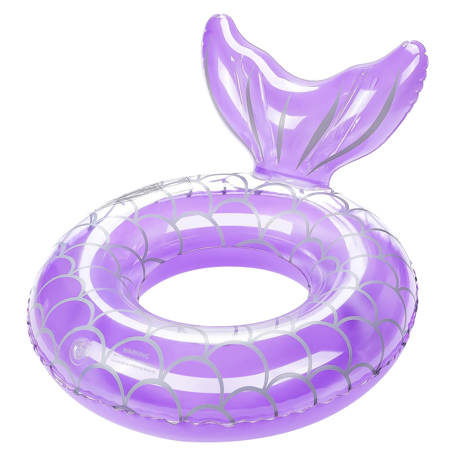 HeySplash Pool Inflatables for Kids, Mermaid Inflatable Pool Toys Rubber Ring, Cute Swimming Float Tube, Robust Summer Water Fun Beach Party Pool Decorations Floaties Toys for Toddler Children Adults — image 1