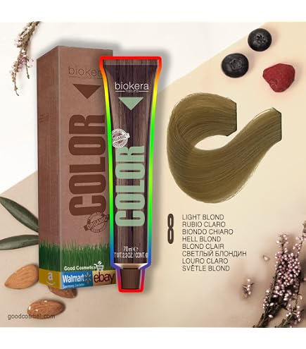 Amazon.com : Salerm Biokera Natura Colour Permanent Hair Dye #09
