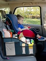 YOHOOLYO Car Seat Organiser Backseat Storage 4 Cups 7 Pockets Blue view 3