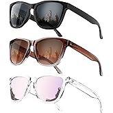 QALLY Sunglasses-women Polarized Sunglasses-womens: Trendy Sun Glasses polarized UV400 Protection Fashion Sunglasses