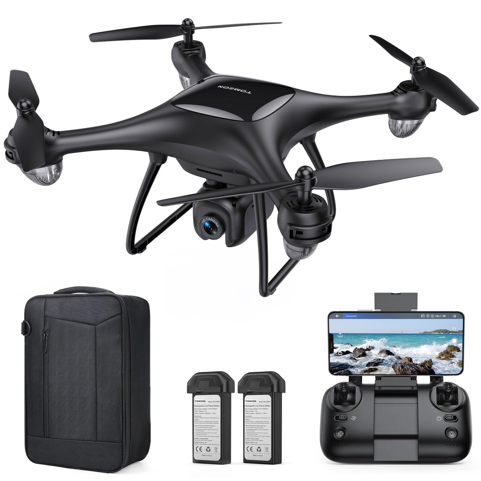 TOMZON P5G GPS Drones with Camera for Adults