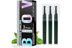 BIOVIKOTING Smokeless Inhalers to Quit Smoking 3 Pack, Non-Electric, Nicotine-Free & Travel-Safe, Craving Relief Cool Menthol