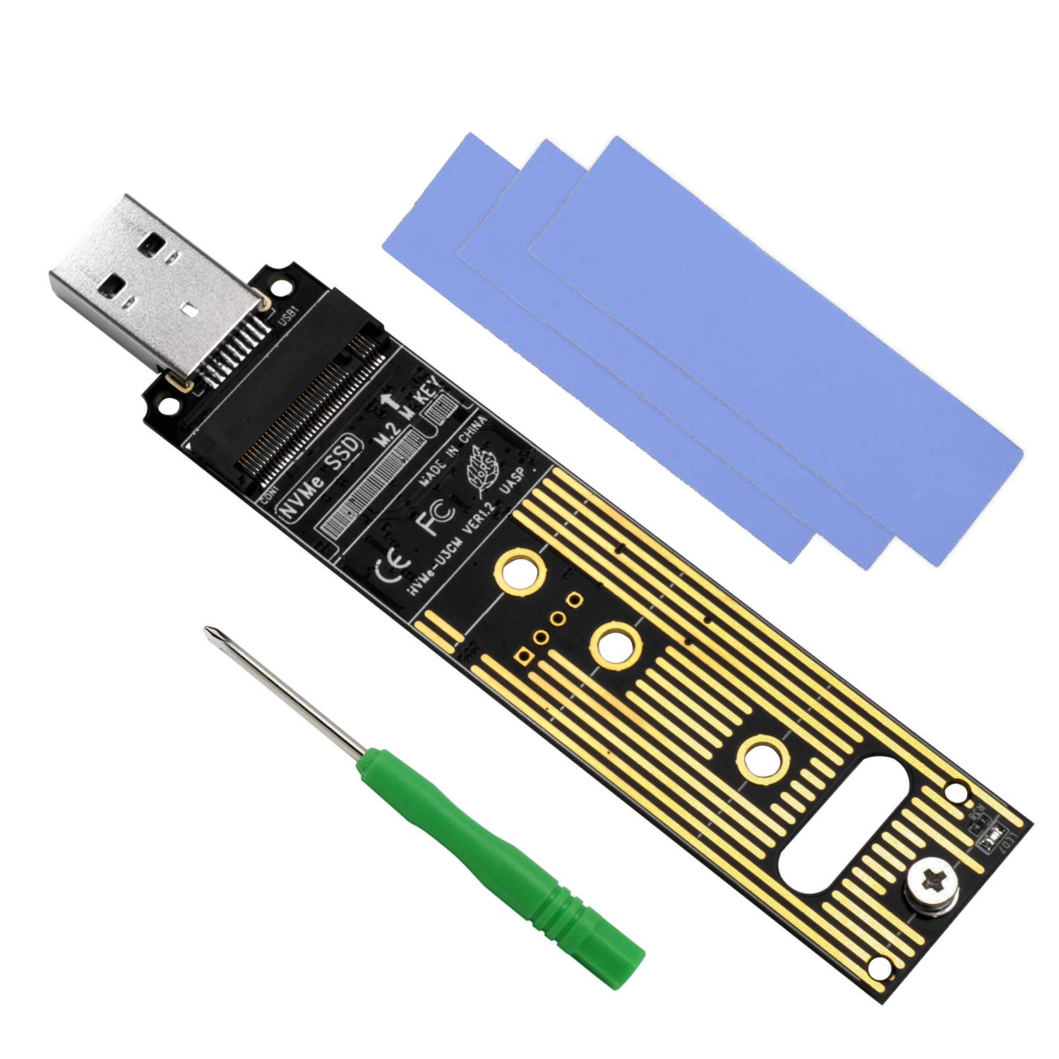 QNINE NVME to USB Adapter, M.2 SSD to TypeA Card Amazon.in Electronics
