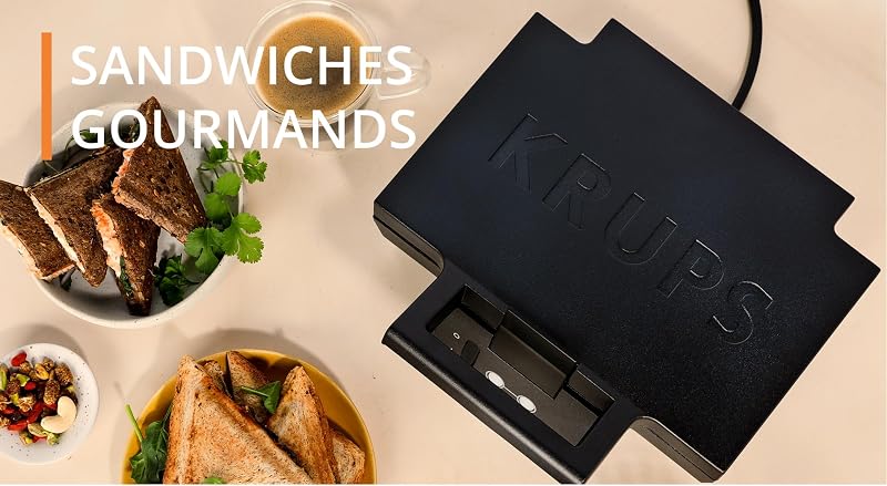 - Appareil à croque monsieur FDK461 Plaques céramique - Noir