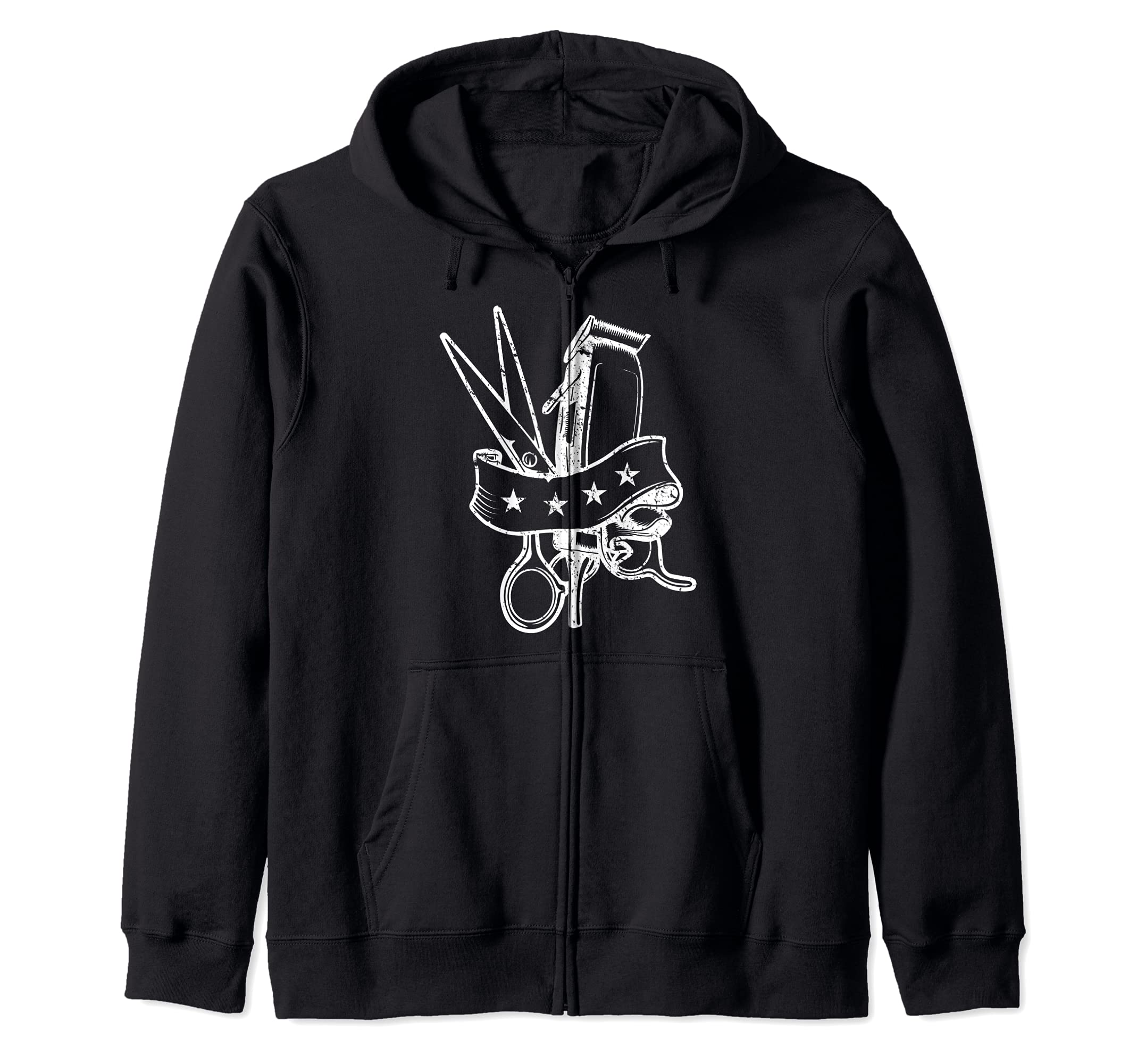 Hair Stylist Barber Hairdresser Tools Zip Hoodie
