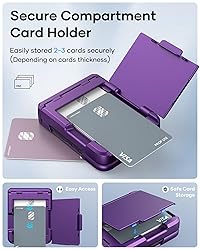 ATATOO for Motorola Razr+ Plus 2024 Case, Built-in