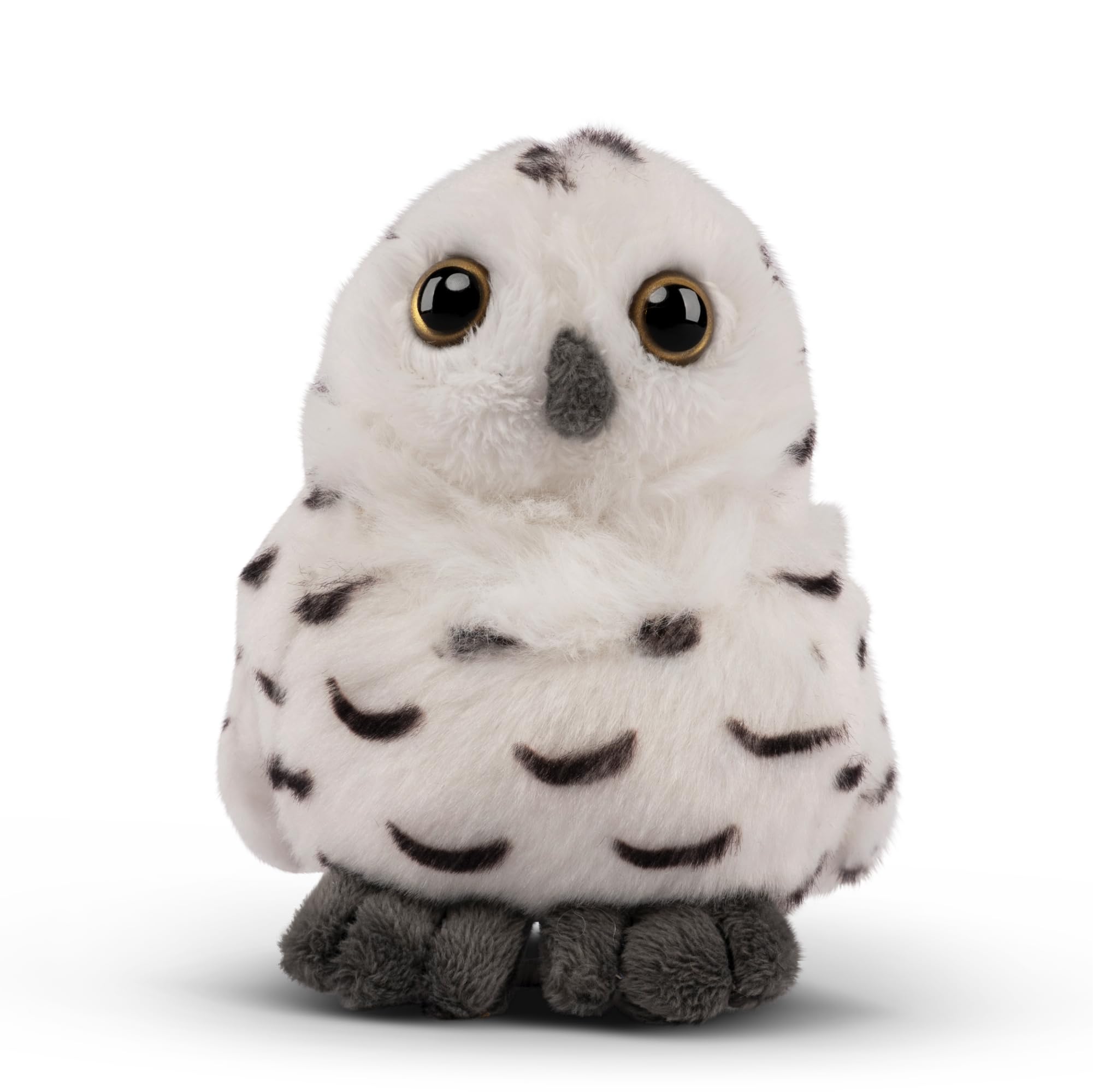 Living Nature Little Snowy Owl Plush Toy | Soft Toy Gift For Kids | Naturli Eco-Friendly Plush, White