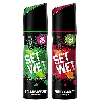 Set Wet Perfume, 120ml (Spunky and Funky Avatar, Pack of 2)