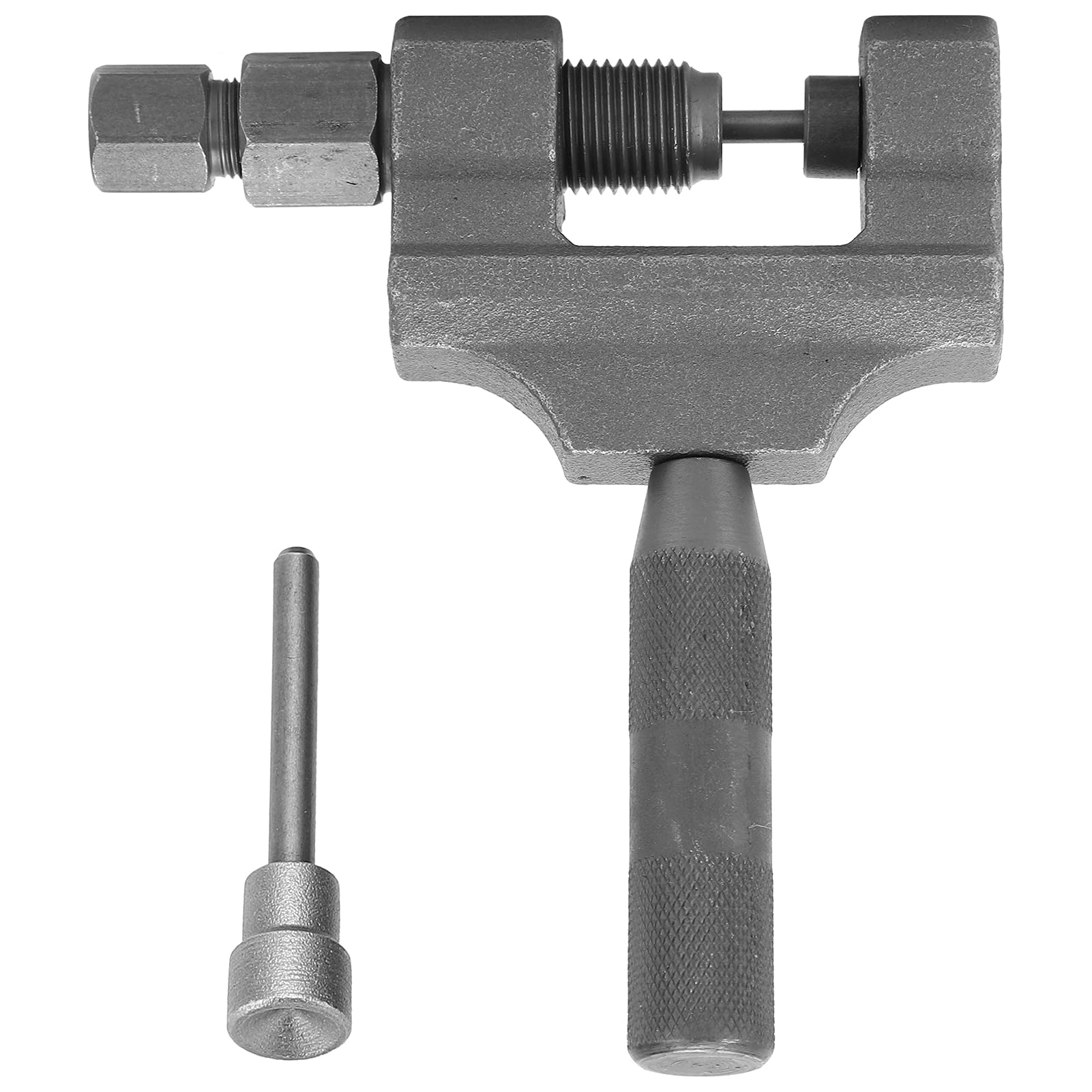 Tissting Bike Chain Breaker Tool, Portable Bicycle Chain Splitter Bike Chain Cutter with 34mm/1.3in Spare Thimble Hand Repair Removal Tool for 420/428/530