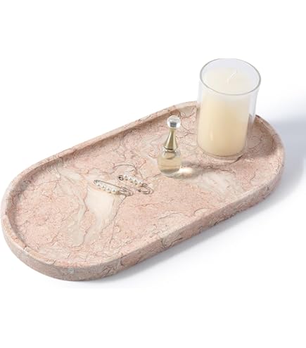 Amazon.com: Marble Bathroom Vanity Tray, Natural Luxury Vanity