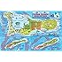 Grand Cayman Island Dive Map &amp; Reef Creatures Guide Franko Maps ...