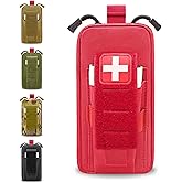 Upgrade Laser Cut 1000D Molle Ifak Pouch, 5 Colors Single-Handed Operation Tactical EMT Medical Pouch Bag