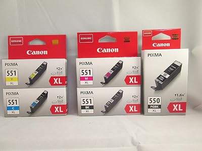 Canon PGI-550/CLI-551 High Capacity Multicolour Ink Cartridge Set