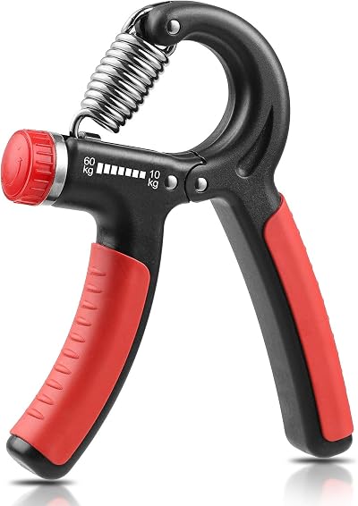 NIYIKOW Hand Grip Strengthener Adjustable 22-132 Lbs Orange 1 Pack