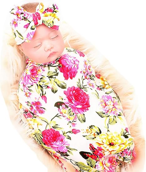 baby blanket and headband set