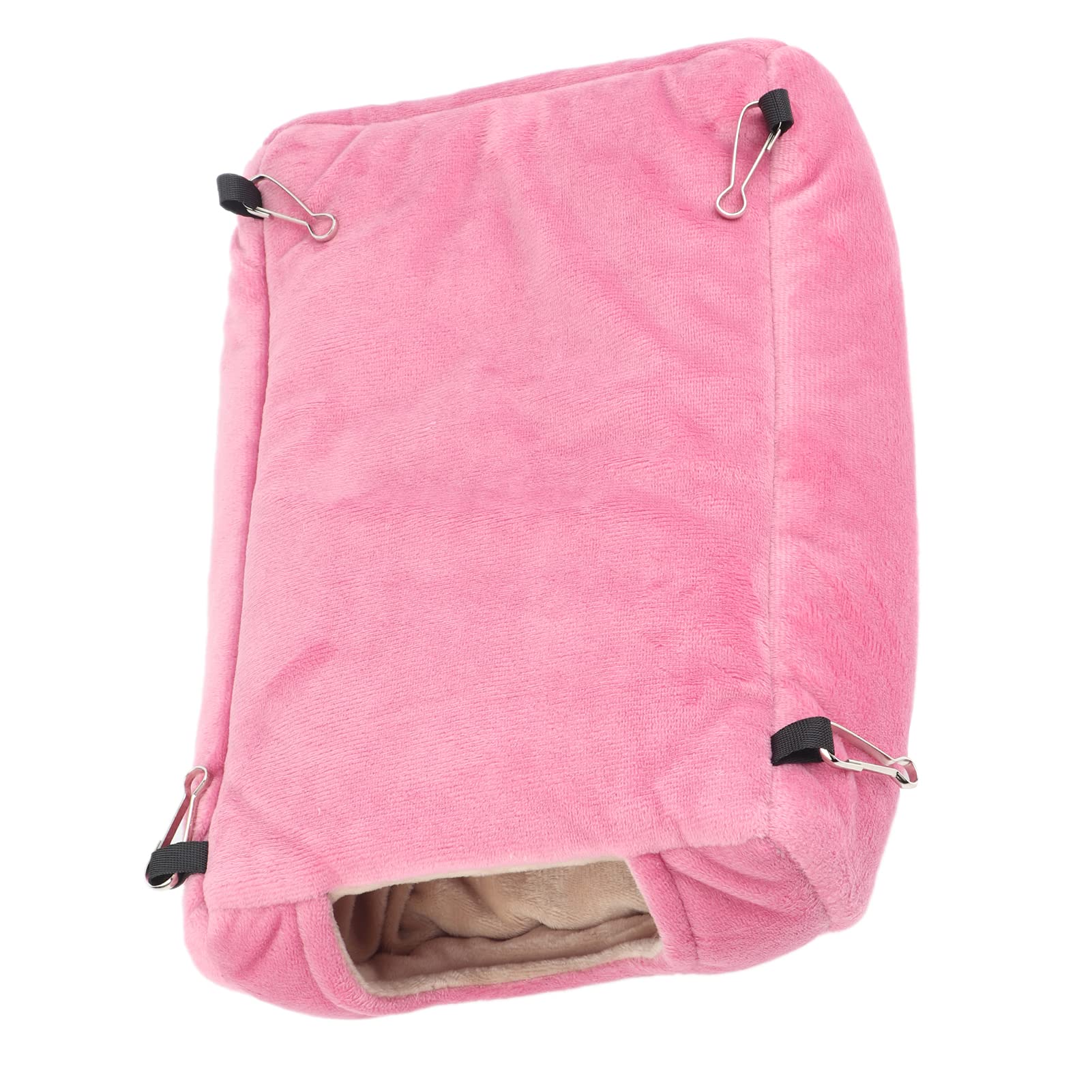 Winter Warm Bird Nest, Windproof Plush Hanging Hammock Toy Sleeping Bed Swing Cave for Parrots Budgies Budgies Eclectus Parakeet Cockatiels