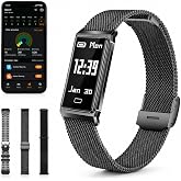 Fitness Tracker with Heart Rate &amp; Sleep Tracking | Ultra-Thin Smart Bracelet with Blood Oxygen Tracking, 15-Day Battery Life, Activity Tracker for Men Women