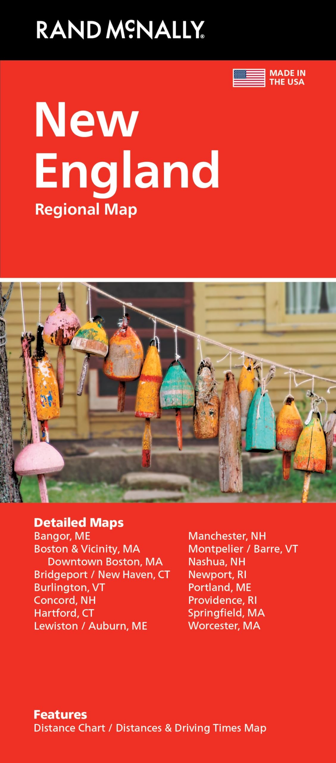 Rand McNally Easy to Read: New England Regional