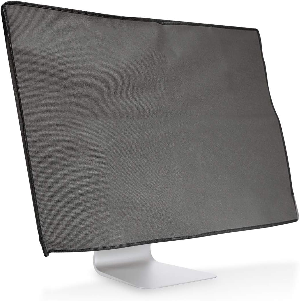 kwmobile Monitor Cover Compatible with Acer Aspire C24-865 - Anti-Dust PC Monitor Screen Display Protector - Dark Grey