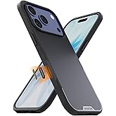 Smartish® iPhone 17 Pro MagSafe Case - Gripmunk w/Camera Control Protection, Magnetic Slim Case [Lightweight + Protective] Thin Grip w/Microfiber Lining for iPhone 17 Pro - Black Tie Affair