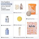 Sculpd Pottery Starter Kit Air Dry Clay Complete Beginners Set for 2 view 2