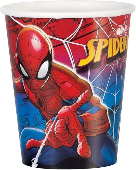 Unique 59226 9 oz Spiderman Party Cups 