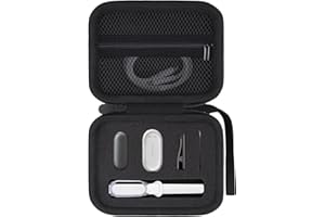 Baval Hard Case Compatible with Plaud NotePin Voice Recorder-with Custom Foam Insert,Holds NotePin Recorder,Magnetic Pin,Clip