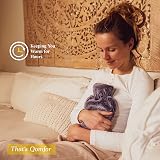 Qomfor Hot Water Bottle 2L with Soft Fleece Cover Dark Grey view 5