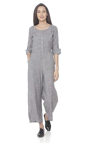 gray casual jumpsuit