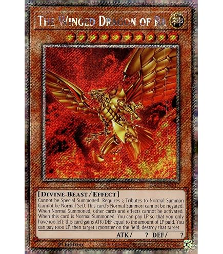 Yu-Gi-Oh! Slifer The Celestial Dragon – TN19-FR008 Limited Edition Secret Rare (French, LP)